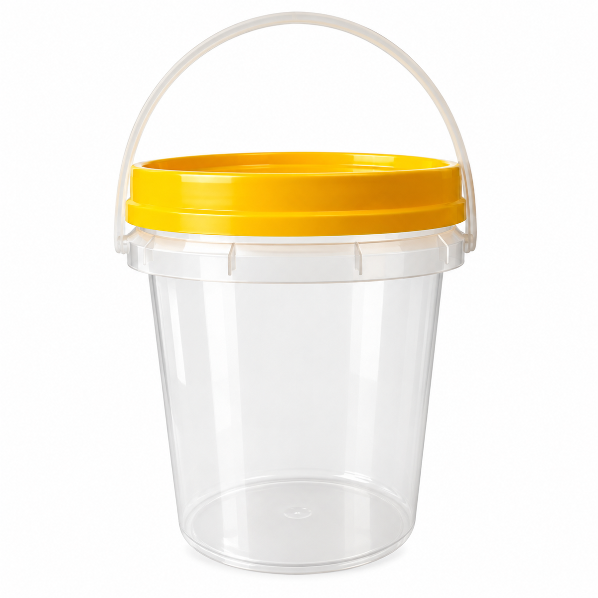 Plastic round bucket 1.2L