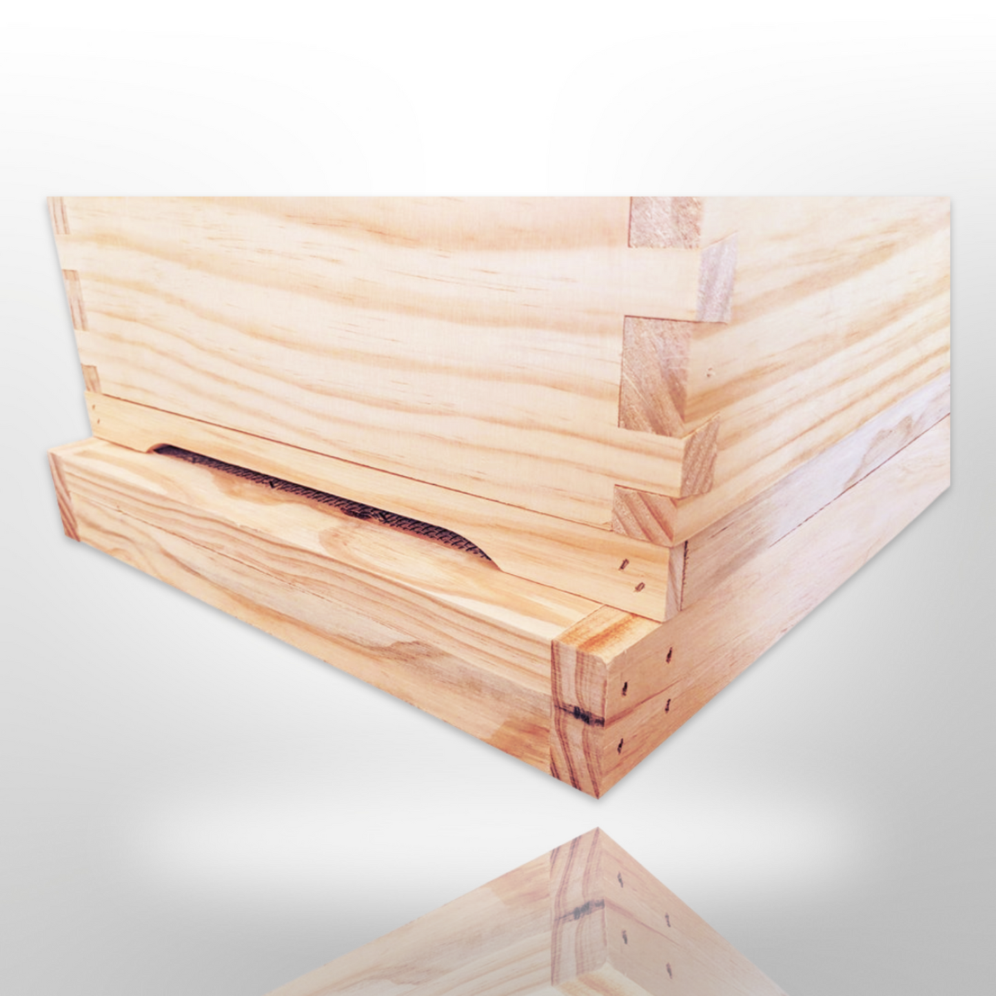 8 Frame Beehive Base - Mesh Vented Bottom Board With Drawer Trap