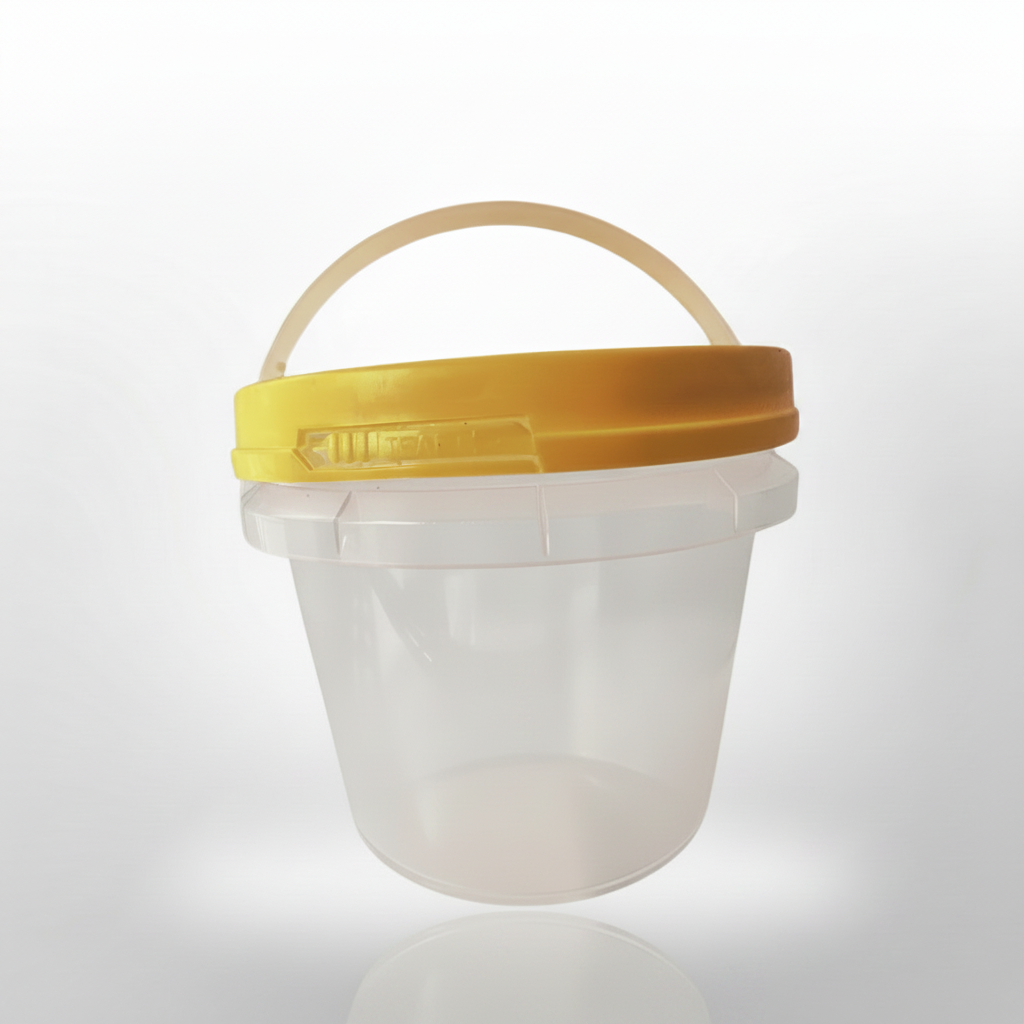 Plastic round bucket 0.8L