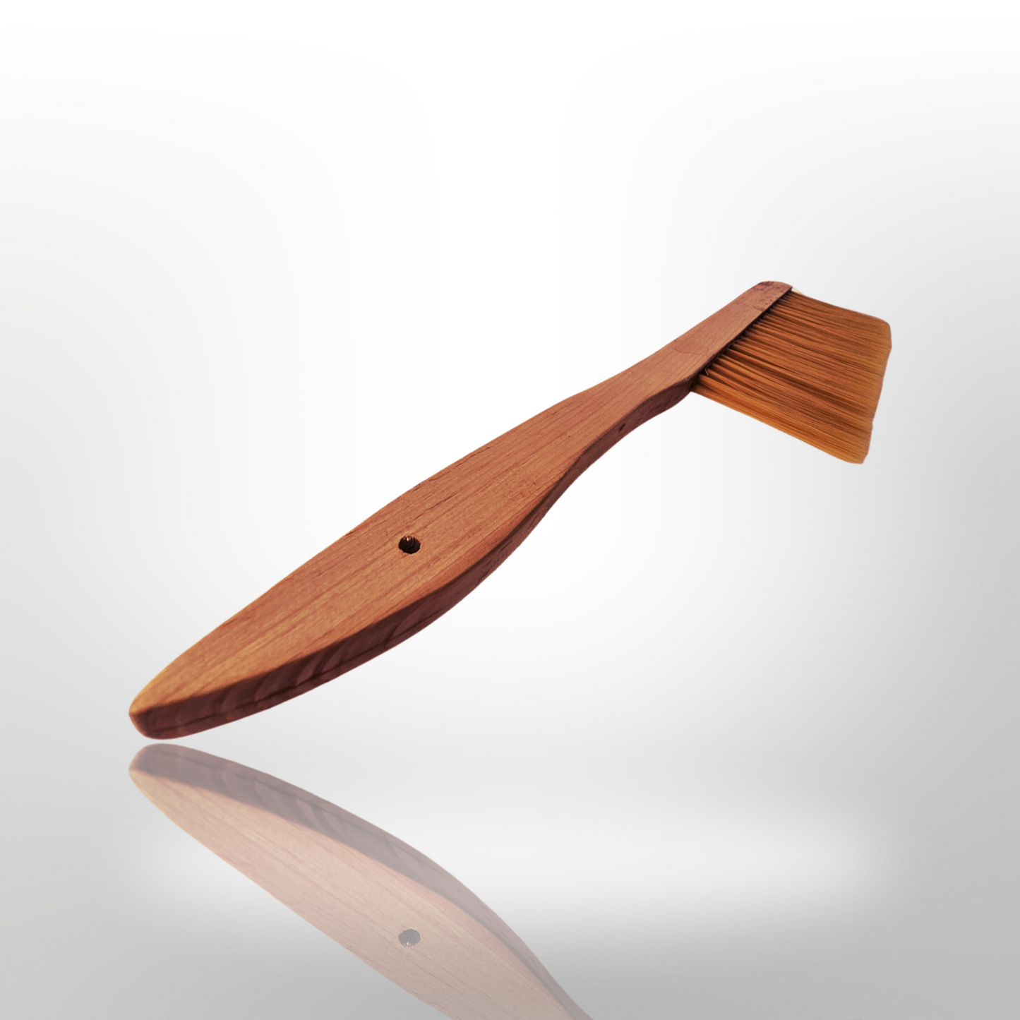 Bee Brush wooden handle plastic bristles