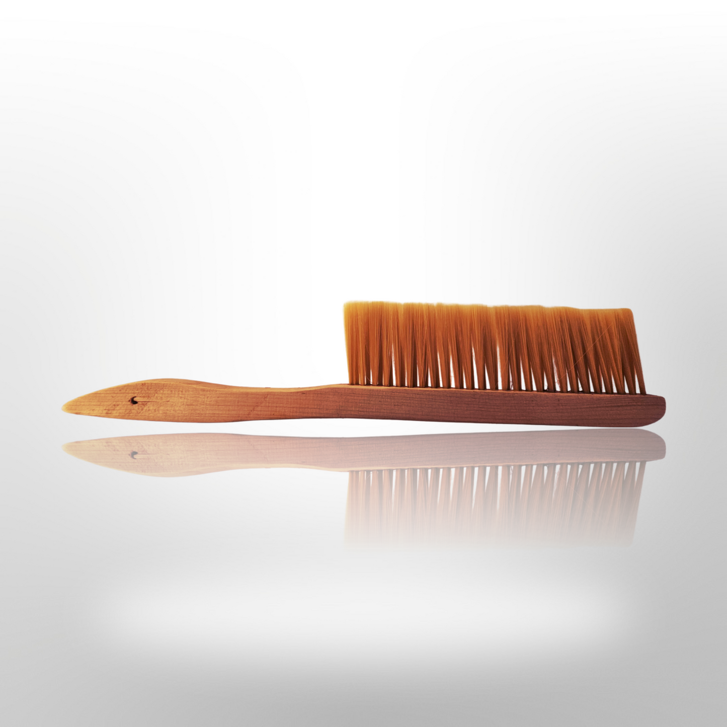 Bee Brush wooden handle plastic bristles