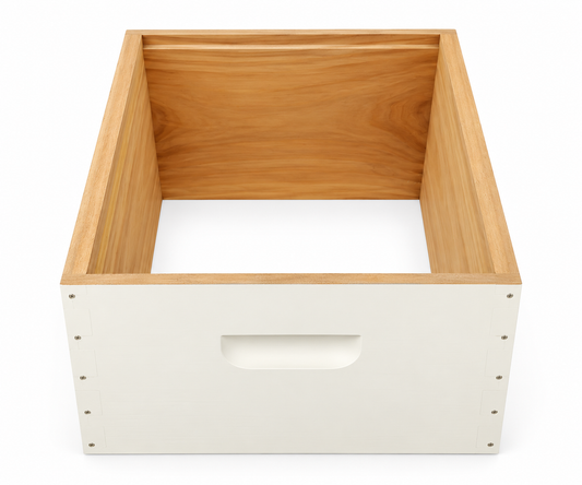 Assembled painted 8 Frame Full Depth Deep Super Box - Dovetail Joints NZ PINE SINGLE PIECE