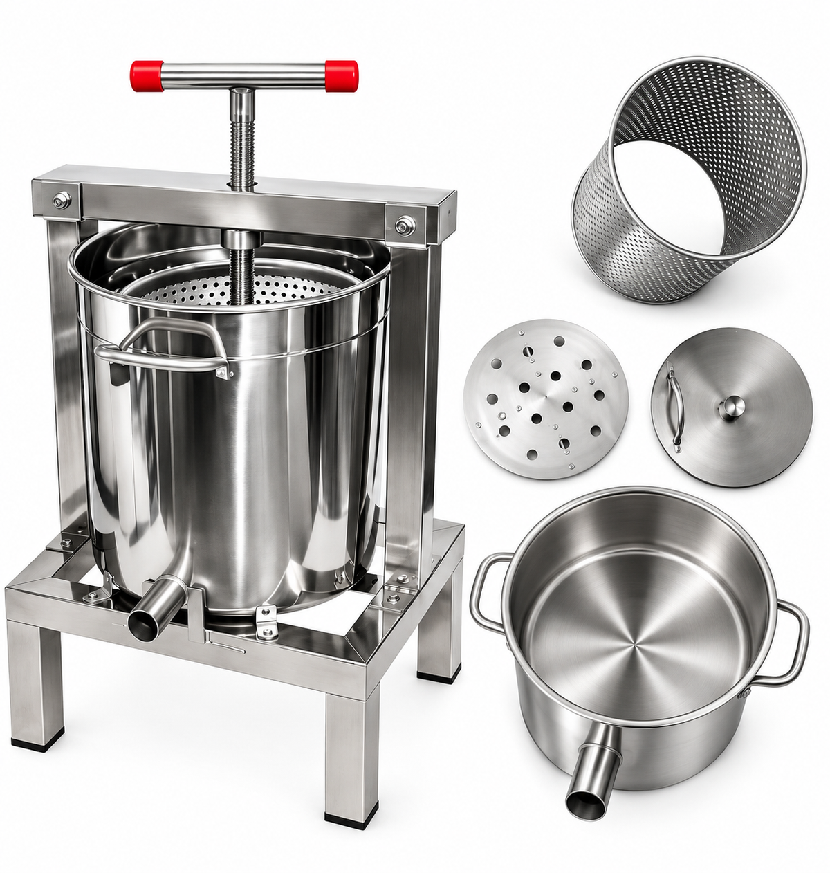 Stainless Steel Wax Press 10L