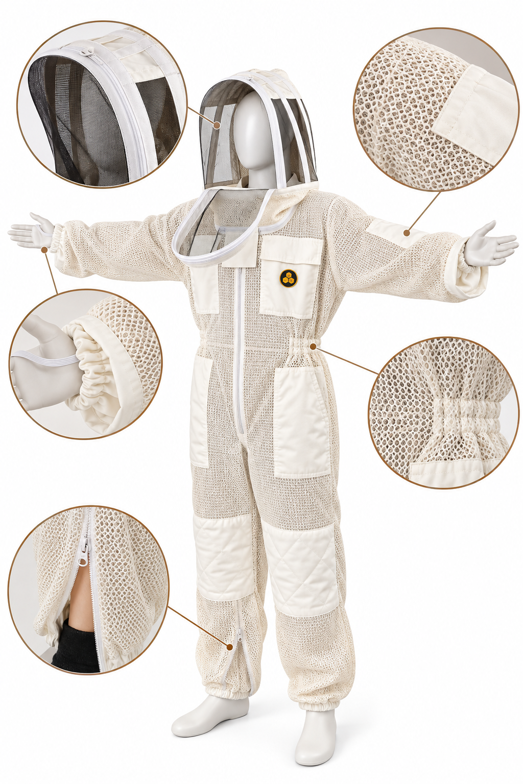 Children's 3-Layer Beekeeping Suit