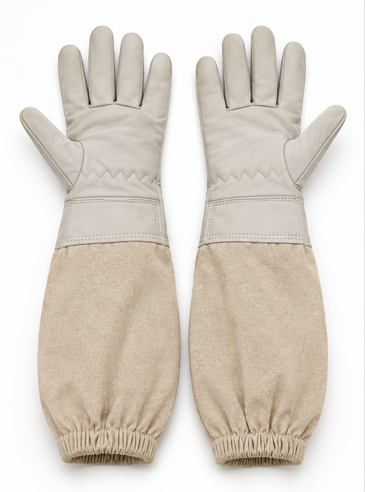 Beekeeping Gloves Leather Sheepskin & Cotton