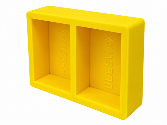 Silicon Beeswax Mould - 2 x 1 lb Cavity