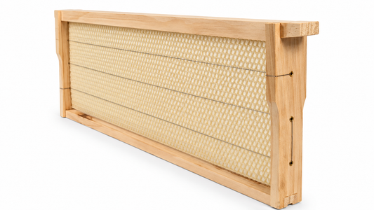 WSP NZ Pine Frame Assembled Wired With Eyelids Installed & Beeswax