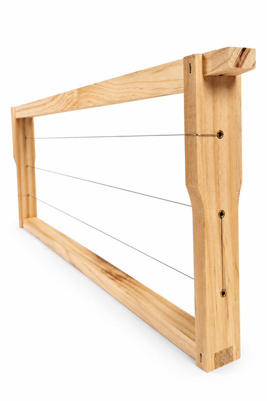 WSP NZ Pine Frame Assembled Wired With Eyelids Installed