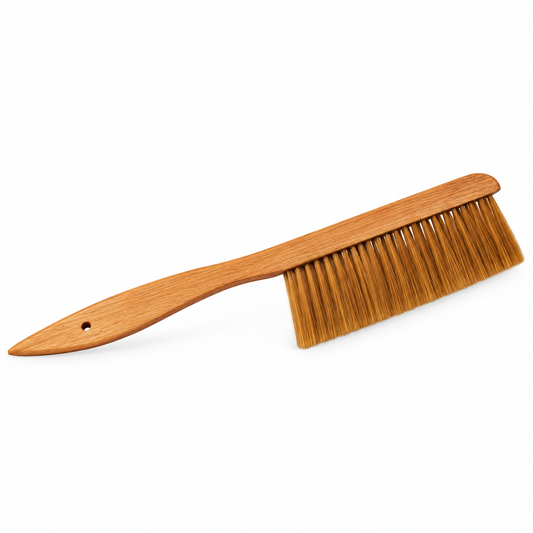 Bee Brush wooden handle plastic bristles