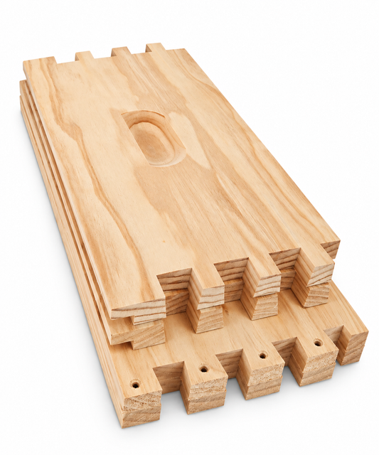 10 Frame Full Depth Deep Super Box - Flat Pack - Dovetail Joints NZ PINE SINGLE PIECE