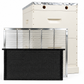 10 Frame Double Beehive – 22mm Timber, Plastic Frames black / yellow, Wax Dipped & Painted