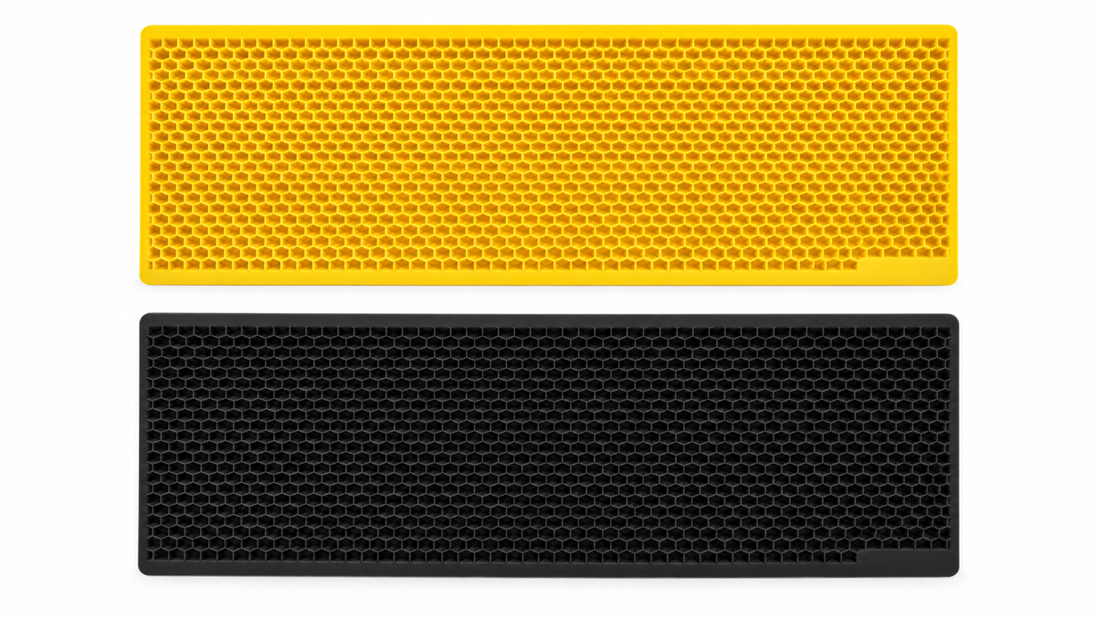 Yellow / Black Plastic Manley Foundations