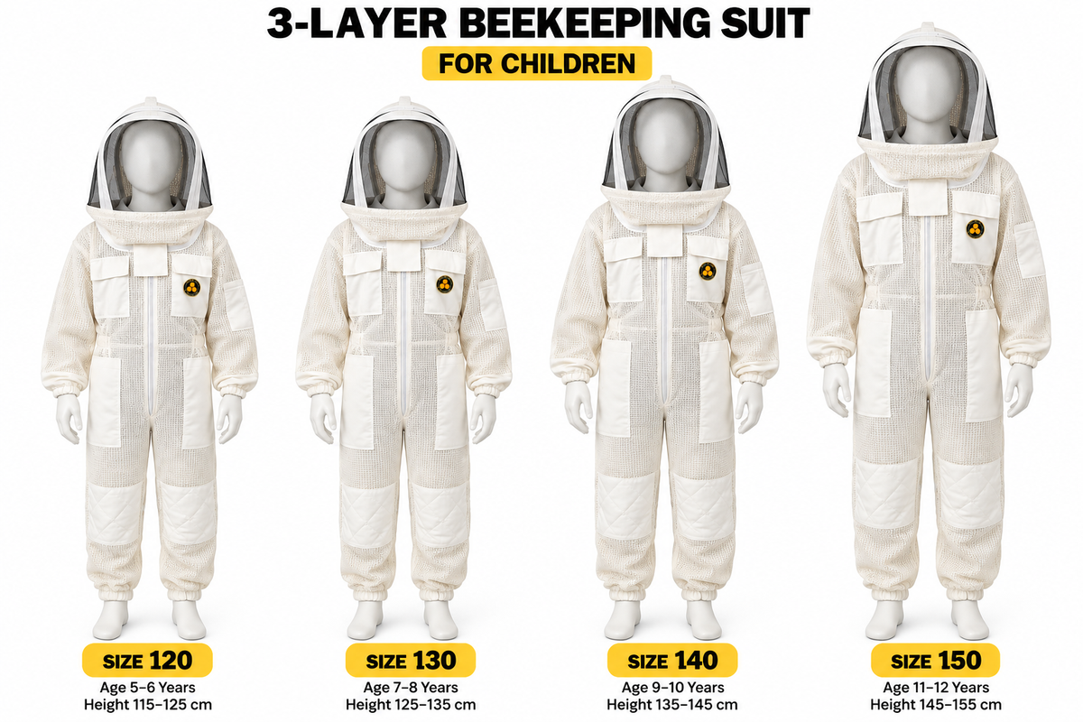 Children's 3-Layer Beekeeping Suit