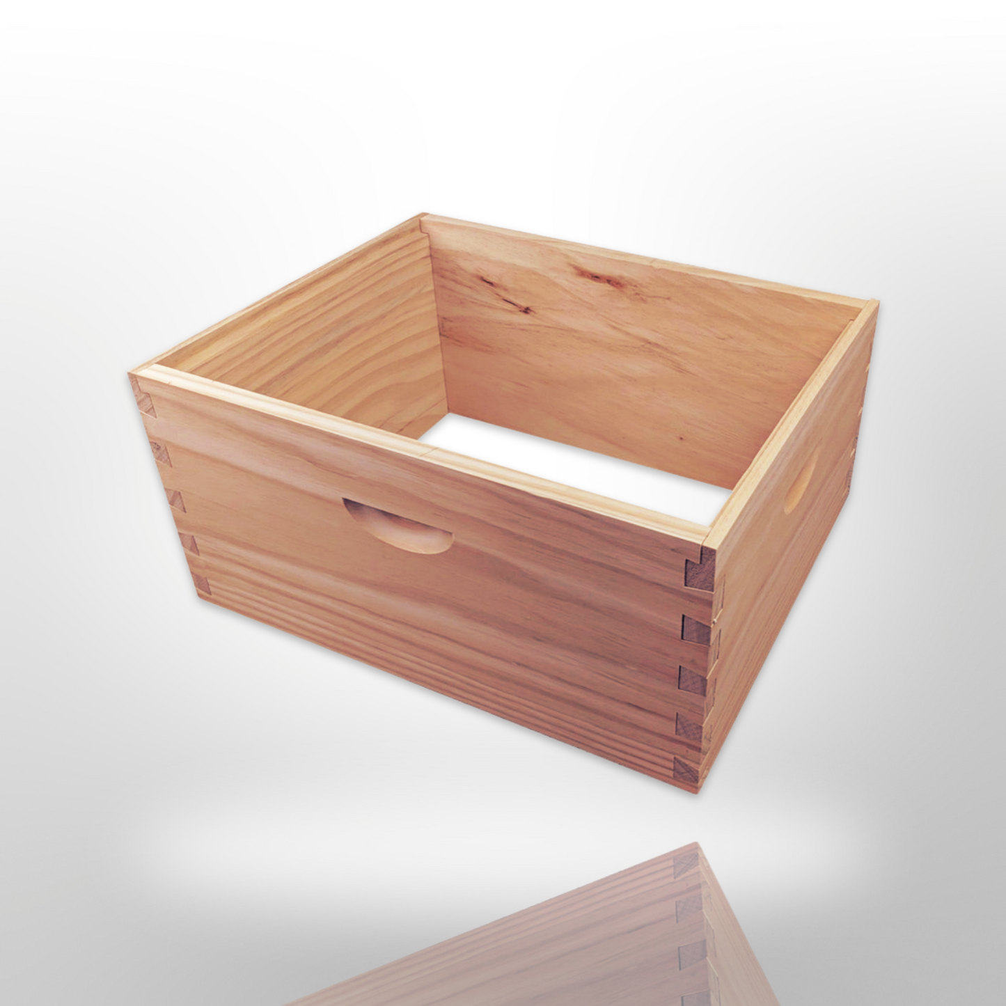 Double Beehive - Full Depth unassembled with 20 unassembled Frames